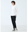 【定番】ドレスポンチ クルーネック 長袖Tシャツ / ストレッチ
