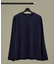 【定番】ドレスポンチ クルーネック 長袖Tシャツ / ストレッチ