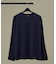 【定番】ドレスポンチ クルーネック 長袖Tシャツ / ストレッチ