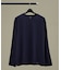 【定番】ドレスポンチ クルーネック 長袖Tシャツ / ストレッチ