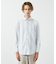 【FLEX SHIRTS】360°ストレッチ パッチワークストライプシャツ /