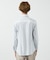 【FLEX SHIRTS】360°ストレッチ パッチワークストライプシャツ /