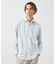 【FLEX SHIRTS】360°ストレッチ パッチワークストライプシャツ /