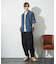 【セットアップ対応】TUCK＆DARTS  ワイドテーパードパンツ