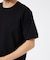 【通年生地使用】シルケット天竺ワイドリブ 半袖Tシャツ