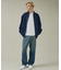 【ヴィンテージ加工】 LIGHT CURVED DENIM /ワイドデニム/ライ