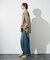 【ヴィンテージ加工】 LIGHT CURVED DENIM /ワイドデニム/ライ