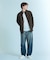 【ヴィンテージ加工】 LIGHT CURVED DENIM /ワイドデニム/ライ
