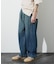 【ヴィンテージ加工】 LIGHT CURVED DENIM /ワイドデニム/ライ