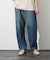 【ヴィンテージ加工】 LIGHT CURVED DENIM /ワイドデニム/ライ
