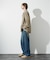【ヴィンテージ加工】 LIGHT CURVED DENIM /ワイドデニム/ライ