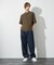 【ヴィンテージ加工】 LIGHT CURVED DENIM /ワイドデニム/ライ