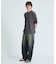 【ヴィンテージ加工】 LIGHT CURVED DENIM /ワイドデニム/ライ