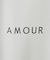 【AMOUR】ベアポンチ ロゴ 半袖Tシャツ