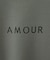 【AMOUR】ベアポンチ ロゴ 半袖Tシャツ