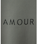 【AMOUR】ベアポンチ ロゴ 半袖Tシャツ