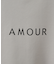 【AMOUR】ベアポンチ ロゴ 半袖Tシャツ