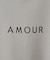 【AMOUR】ベアポンチ ロゴ 半袖Tシャツ