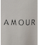 【AMOUR】ベアポンチ ロゴ 半袖Tシャツ