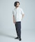 【接触冷感】Vネック スキッパーTシャツ/ヘンリーネック/COVEROSS(R)
