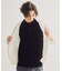 【接触冷感】Vネック スキッパーTシャツ/ヘンリーネック/COVEROSS(R)