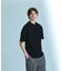 【接触冷感】Vネック スキッパーTシャツ/ヘンリーネック/COVEROSS(R)