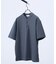 【接触冷感】Vネック スキッパーTシャツ/ヘンリーネック/COVEROSS(R)