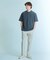 【接触冷感】Vネック スキッパーTシャツ/ヘンリーネック/COVEROSS(R)