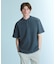 【接触冷感】Vネック スキッパーTシャツ/ヘンリーネック/COVEROSS(R)