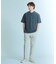 【接触冷感】Vネック スキッパーTシャツ/ヘンリーネック/COVEROSS(R)