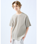 【AH ABAHOUSE】楊柳クルーネック半袖Tシャツ