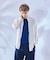 【LUXE Linen Solaro】バンドカラー リネンシャツ