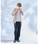 【LUXE Linen Solaro】バンドカラー リネンシャツ