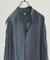 【LUXE Linen Solaro】バンドカラー リネンシャツ