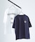 バックプリント グラフィック 半袖Tシャツ/オーバーサイズ/LE TRIO AB