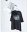 DoNotDisturb グラフィック プリント 半袖Tシャツ/オーバーサイズ/