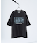 DoNotDisturb グラフィック プリント 半袖Tシャツ/オーバーサイズ/