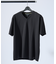【定番】ドレスポンチ Vネック 半袖Tシャツ / ストレッチ 冷涼感