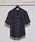 【AH ABAHOUSE/セットアップ対応】アムンゼン キーネック 半袖シャツ