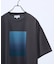 グラデーション グラフィック プリントTシャツ/オーバーサイズ