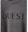 【QUEST / ワンポイントロゴ】モールリンクス ニット