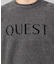 【QUEST / ワンポイントロゴ】モールリンクス ニット