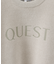 【QUEST / ワンポイントロゴ】モールリンクス ニット