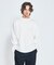 【シルケット加工】モックネック ロングTシャツ