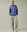 【シルケット加工】モックネック ロングTシャツ