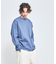 【シルケット加工】モックネック ロングTシャツ