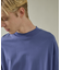 【シルケット加工】モックネック ロングTシャツ