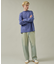 【シルケット加工】モックネック ロングTシャツ