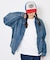 【Lee/リー 】DENIM ZIP UP BLOUSON/オーバーサイズ デニ
