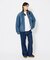 【Lee/リー 】DENIM ZIP UP BLOUSON/オーバーサイズ デニ